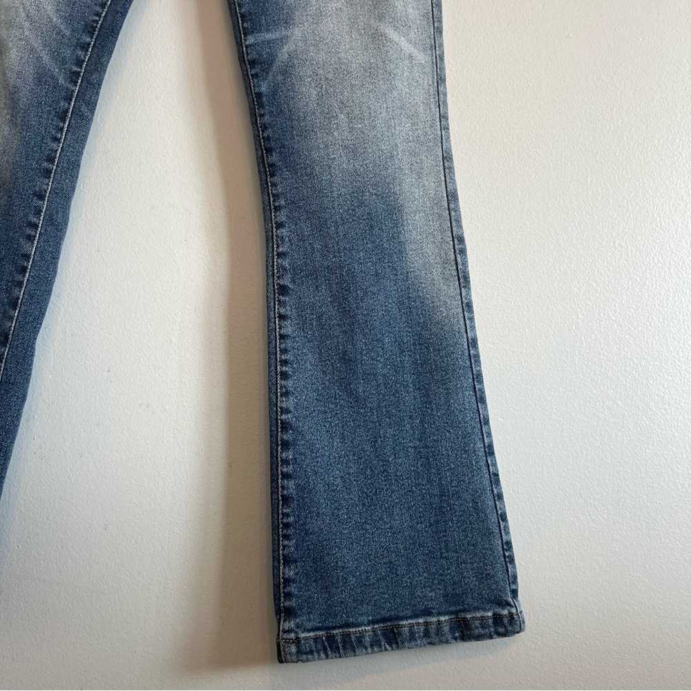 Kensie Womens The Tessa High Rise Bootcut Jeans Sz 28 Whisker Denim - Picture 2 of 9